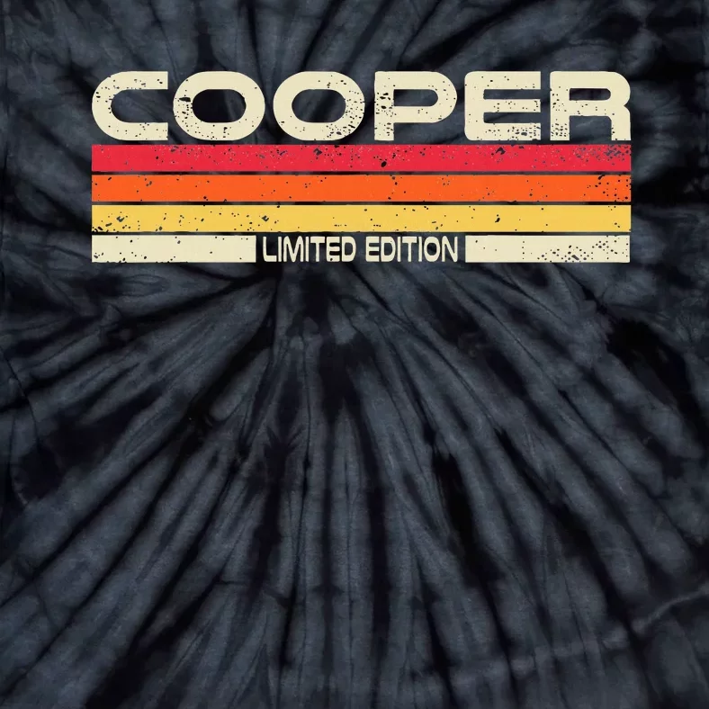 Cooper Surname Birthday Family Reunion 80s 90s Tie-Dye T-Shirt