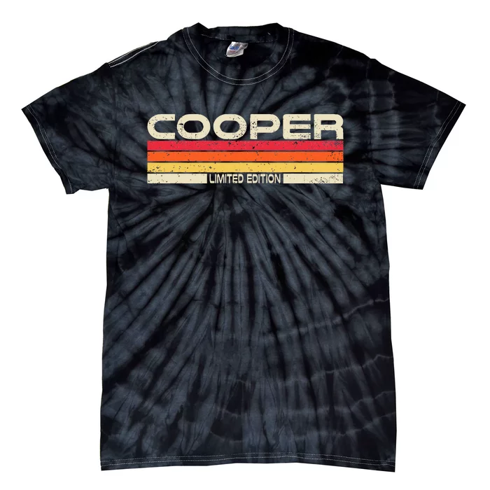 Cooper Surname Birthday Family Reunion 80s 90s Tie-Dye T-Shirt