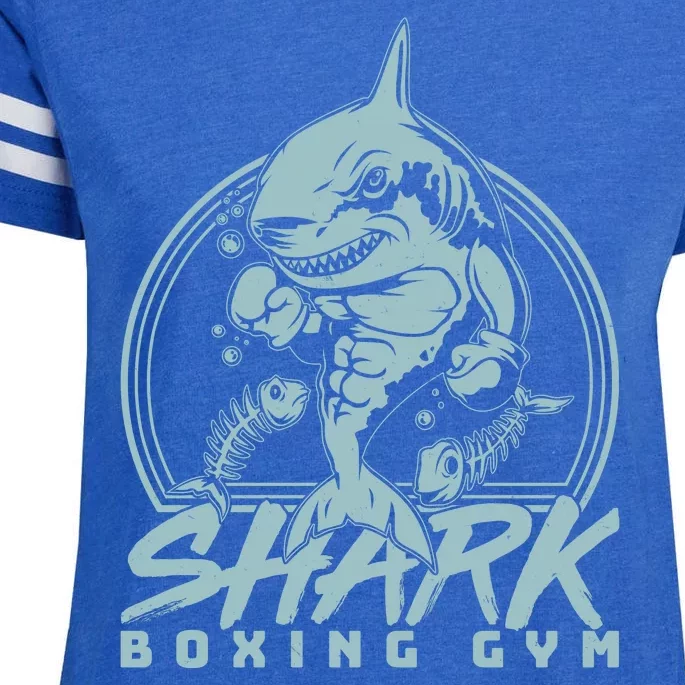 Cool Shark Boxing Gym Logo Enza Ladies Jersey Football T-Shirt