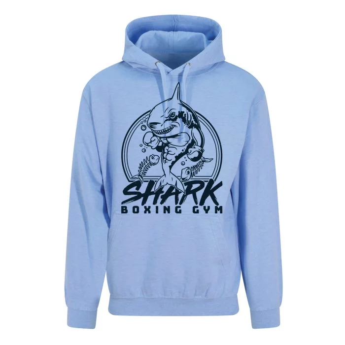 Cool Shark Boxing Gym Logo Unisex Surf Hoodie