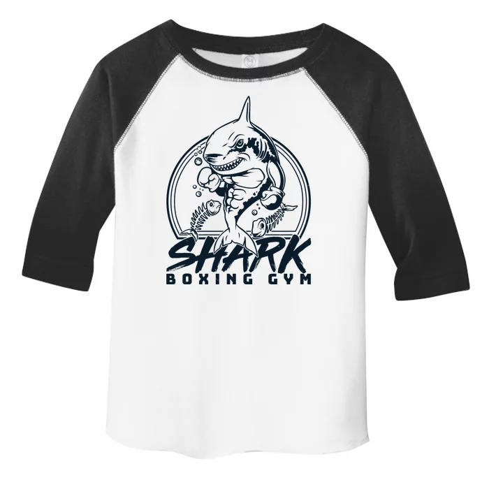 Cool Shark Boxing Gym Logo Toddler Fine Jersey T-Shirt