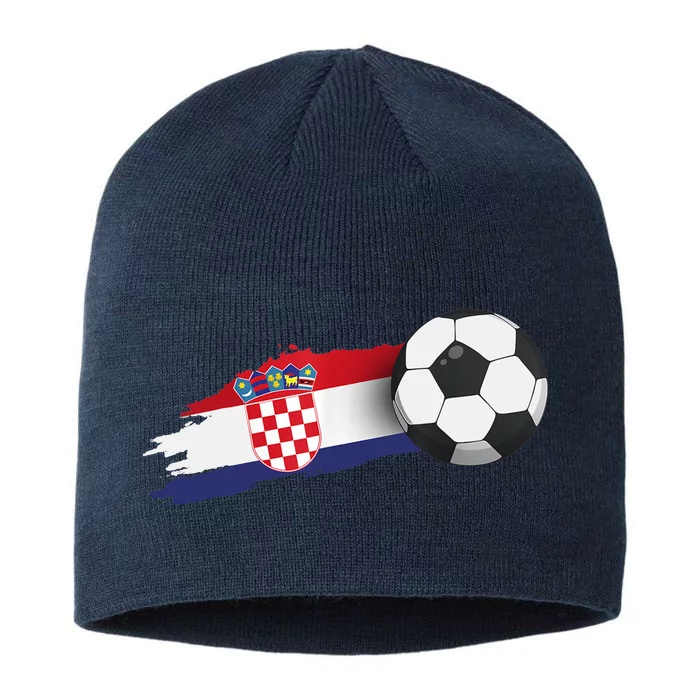 Croatia Soccer Ball 8 1/2in Sustainable Knit Beanie