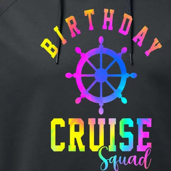 Cruise Squad Birthday 2024 Summer Vacation Family Group Performance Fleece Hoodie