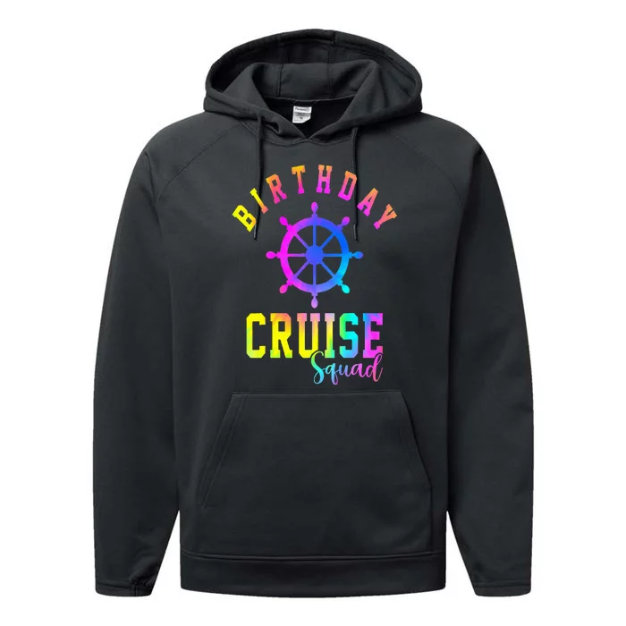 Cruise Squad Birthday 2024 Summer Vacation Family Group Performance Fleece Hoodie