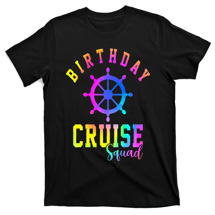 Cruise Squad Birthday 2024 Summer Vacation Family Group T-Shirt