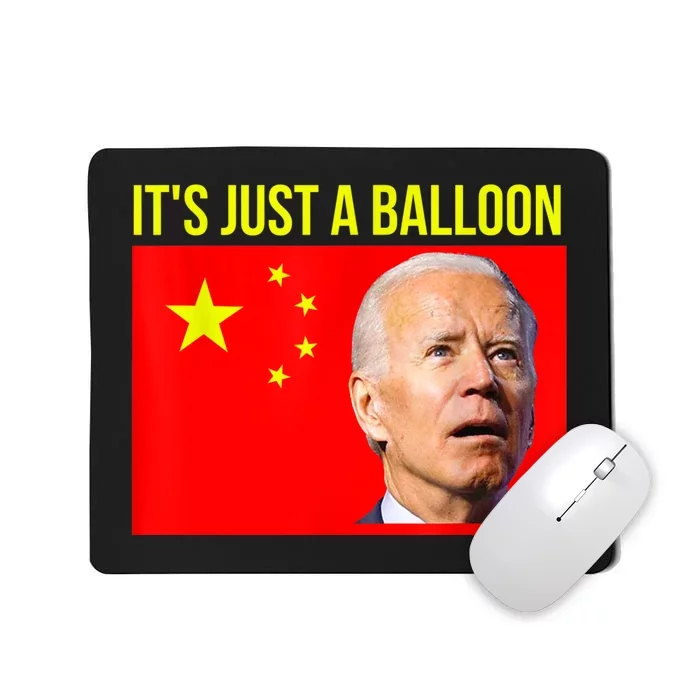 Chinese Spy Balloon Funny Surveillance Joe Biden Humor Mousepad