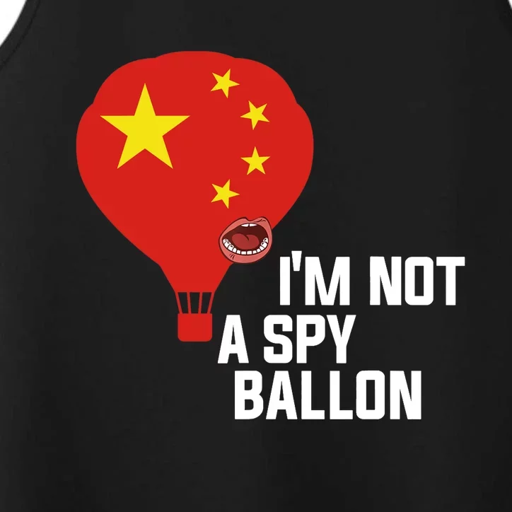 Chinese Surveillance Balloon I'm Not a Spy Ballon Usa Performance Tank