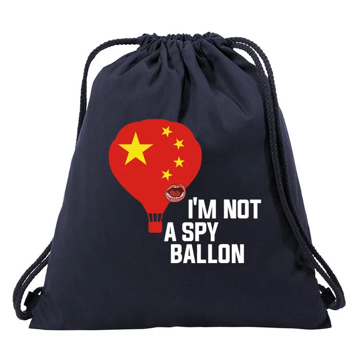 Chinese Surveillance Balloon I'm Not a Spy Ballon Usa Drawstring Bag