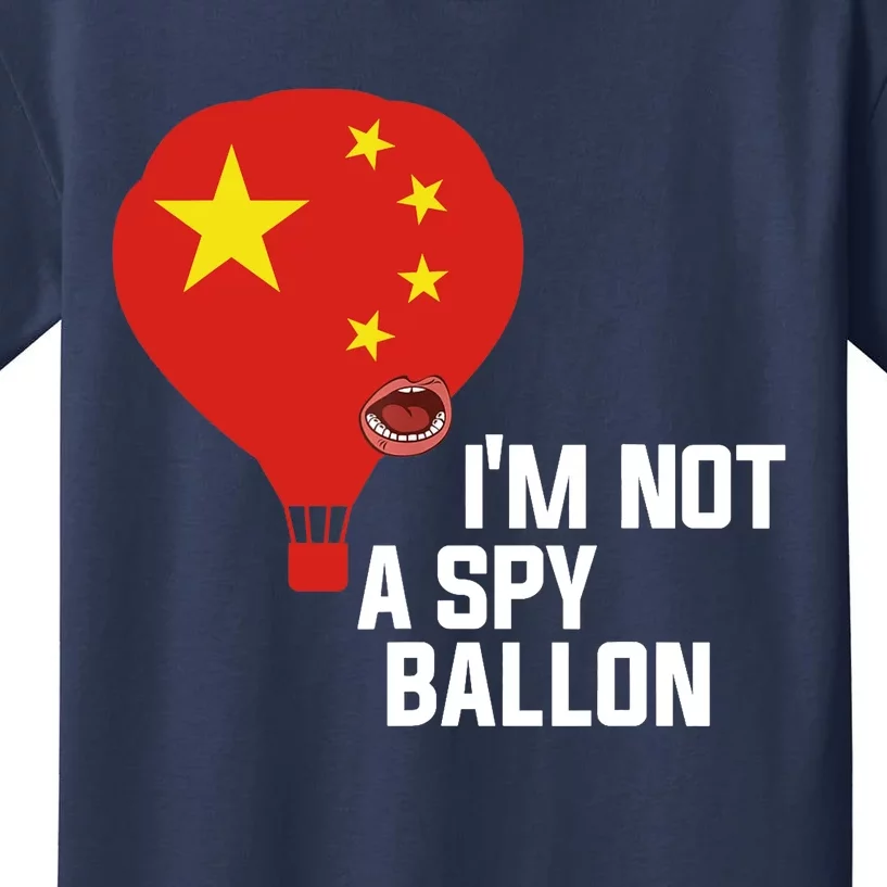 Chinese Surveillance Balloon I'm Not a Spy Ballon Usa Kids T-Shirt