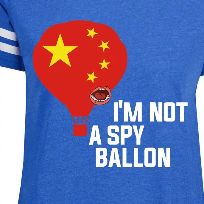 Chinese Surveillance Balloon I'm Not a Spy Ballon Usa Enza Ladies Jersey Football T-Shirt