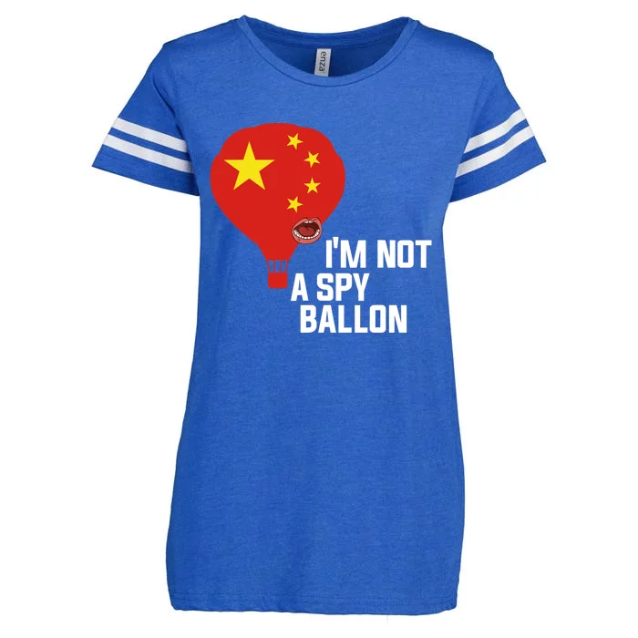 Chinese Surveillance Balloon I'm Not a Spy Ballon Usa Enza Ladies Jersey Football T-Shirt