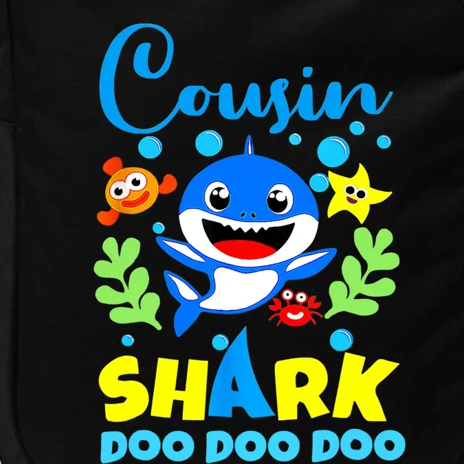 Cousin Shark Birthday Cousin Shark Family Mother's Day Impact Tech Backpack