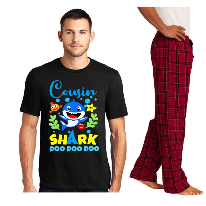 Cousin Shark Birthday Cousin Shark Family Mother's Day Pajama Set