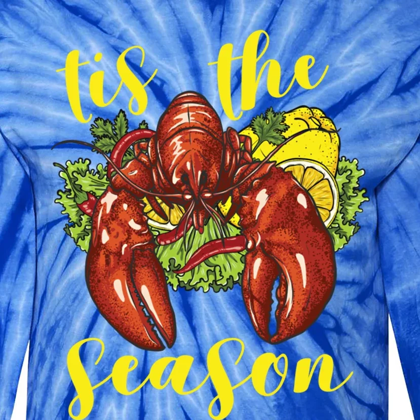 Crawfish Season Boil Crayfish Cooking Lobster Funny Gift Tie-Dye Long Sleeve Shirt