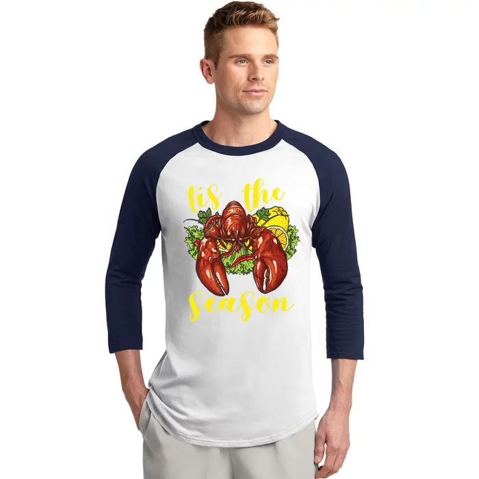 Crawfish Season Boil Crayfish Cooking Lobster Funny Gift Baseball Sleeve Shirt