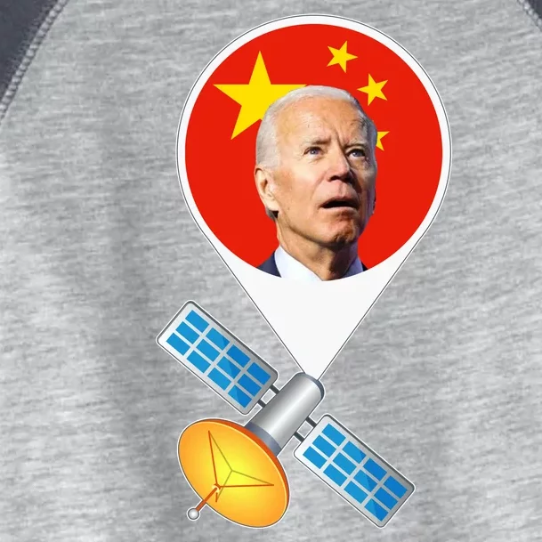 Chinese Satellite Balloon Joe Biden Toddler Fine Jersey T-Shirt