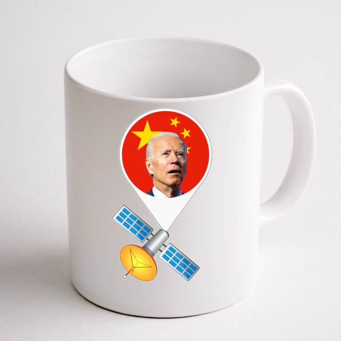 Chinese Satellite Balloon Joe Biden Front & Back Coffee Mug