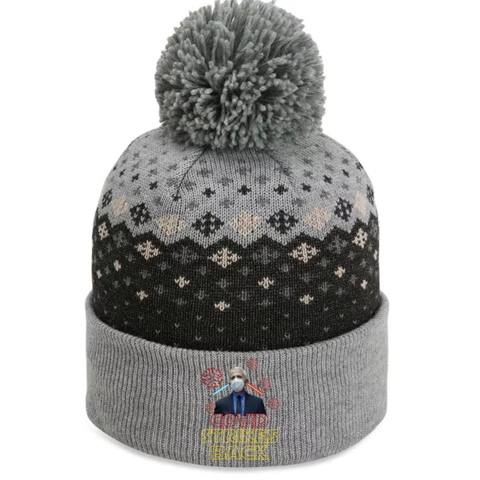 Covid Strikes Back Dr Fauci Funny The Baniff Cuffed Pom Beanie