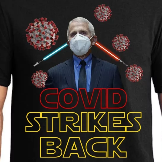 Covid Strikes Back Dr Fauci Funny Pajama Set