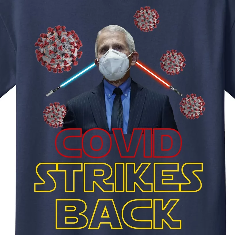 Covid Strikes Back Dr Fauci Funny Kids T-Shirt