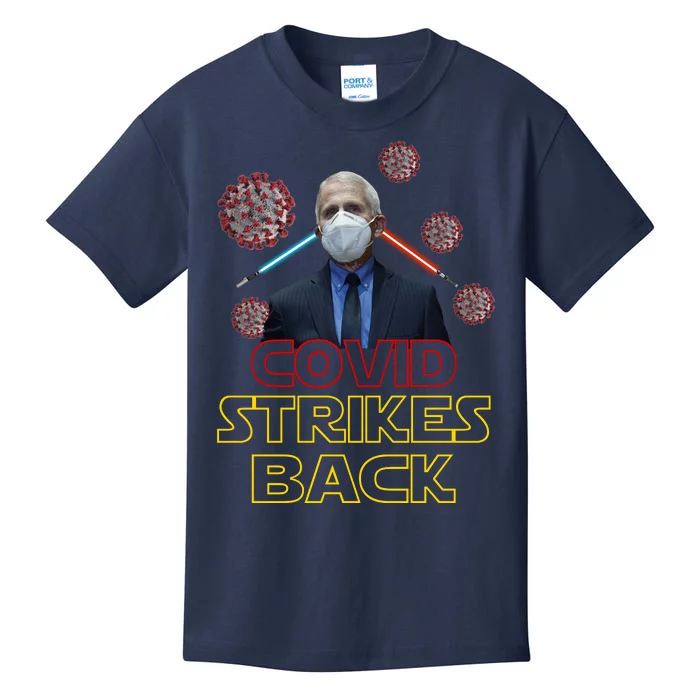 Covid Strikes Back Dr Fauci Funny Kids T-Shirt