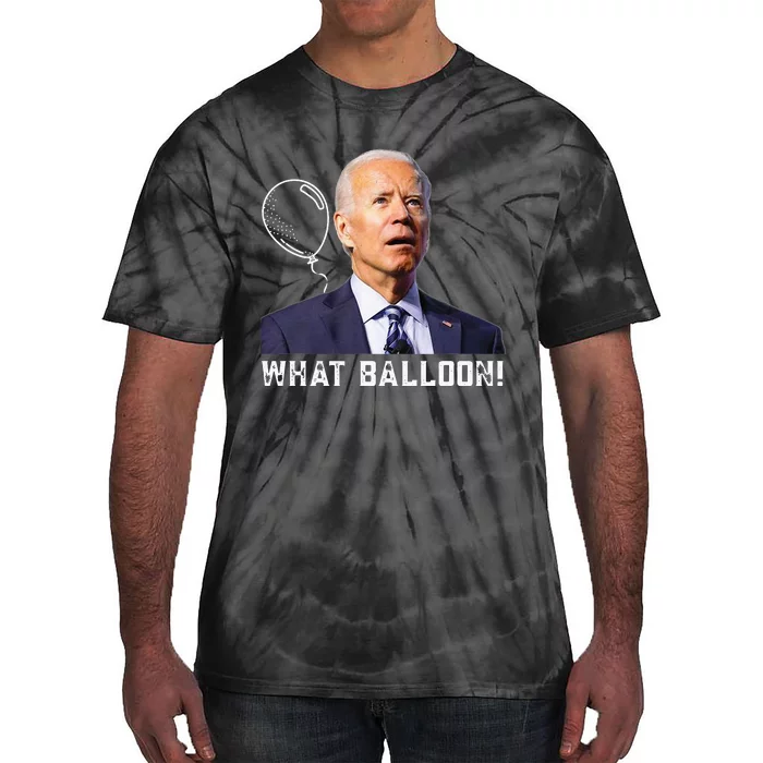 Chinese Spy Balloon Funny Surveillance Joe Biden Tie-Dye T-Shirt