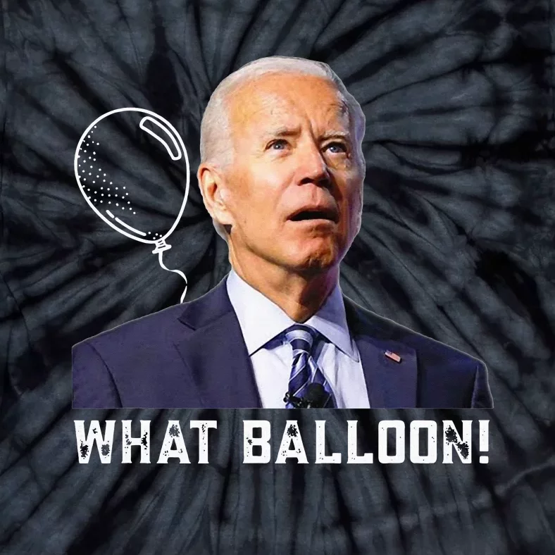 Chinese Spy Balloon Funny Surveillance Joe Biden Tie-Dye T-Shirt