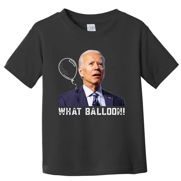 Chinese Spy Balloon Funny Surveillance Joe Biden Toddler T-Shirt