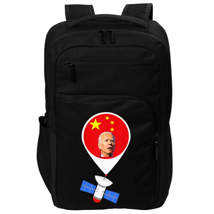 Chinese Spy Balloon Funny Surveillance Joe Biden Impact Tech Backpack