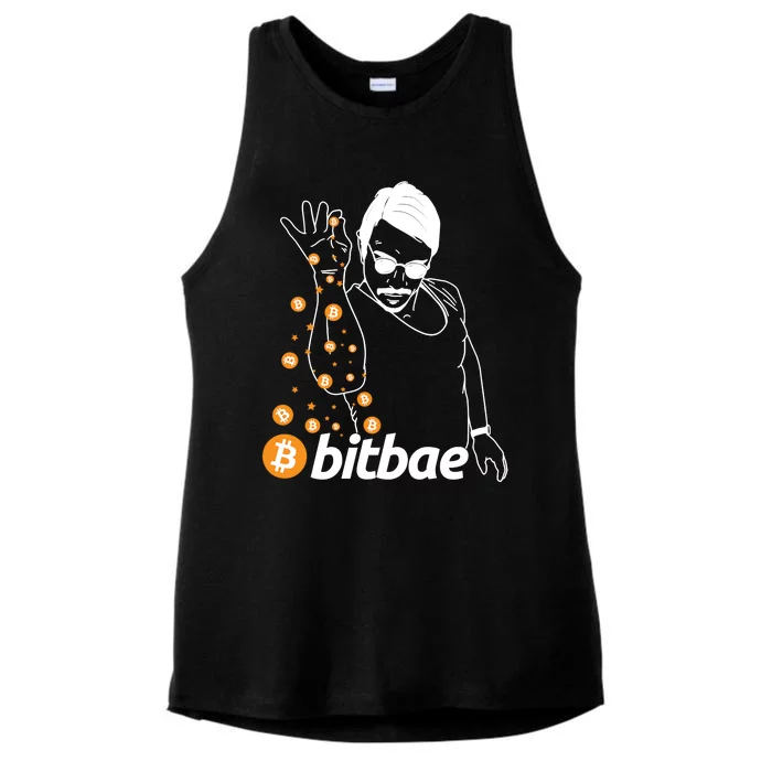 Crypto Salt Bae Bitcoin Ladies Tri-Blend Wicking Tank