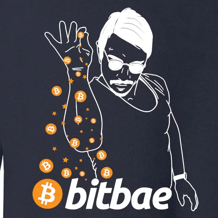 Crypto Salt Bae Bitcoin Toddler Sweatshirt