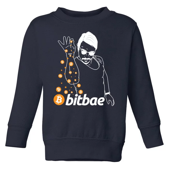 Crypto Salt Bae Bitcoin Toddler Sweatshirt