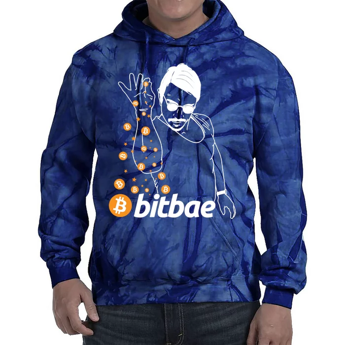 Crypto Salt Bae Bitcoin Tie Dye Hoodie