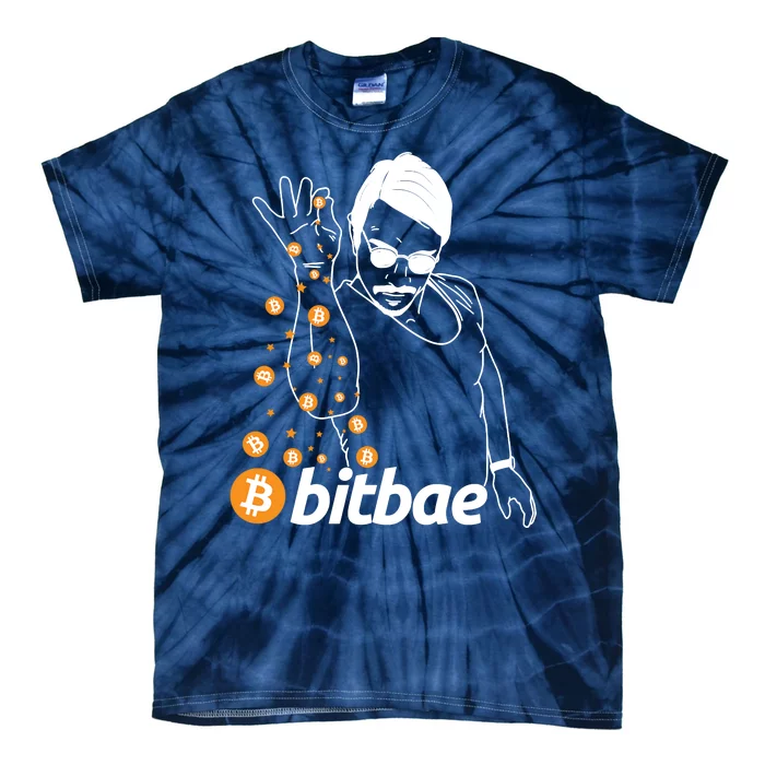 Crypto Salt Bae Bitcoin Tie-Dye T-Shirt