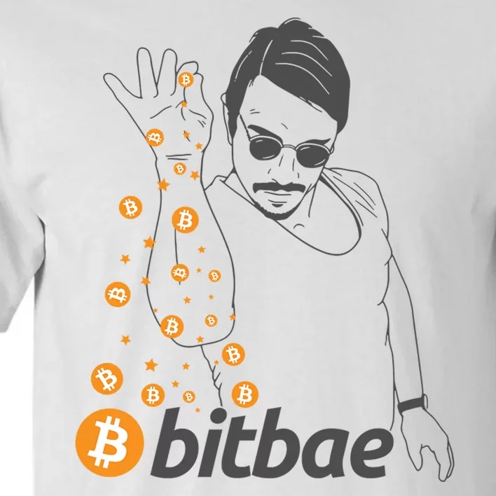 Crypto Salt Bae Bitcoin Tall T-Shirt