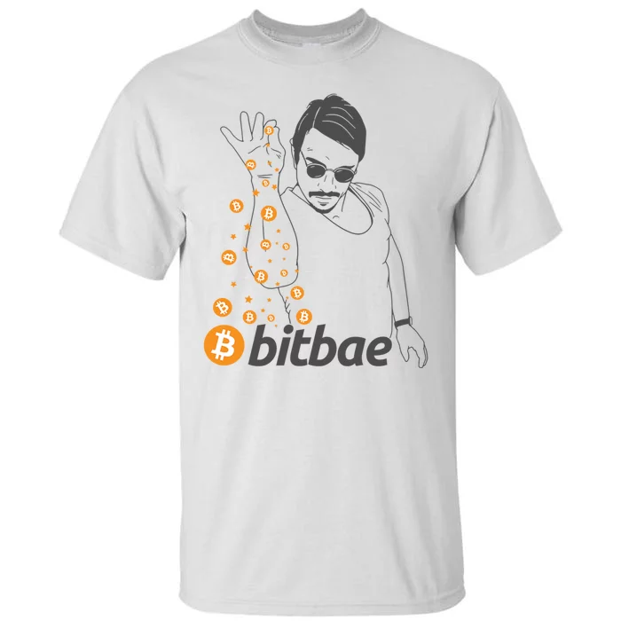 Crypto Salt Bae Bitcoin Tall T-Shirt