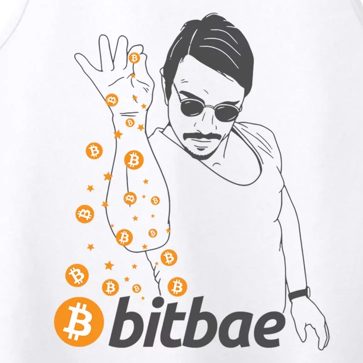 Crypto Salt Bae Bitcoin Performance Tank