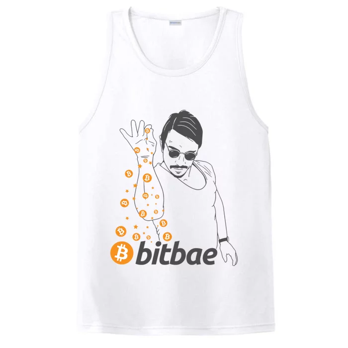 Crypto Salt Bae Bitcoin Performance Tank