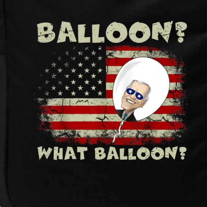 Chinese Spy Balloon What Balloon Funny Joe Biden Chinese Impact Tech Backpack