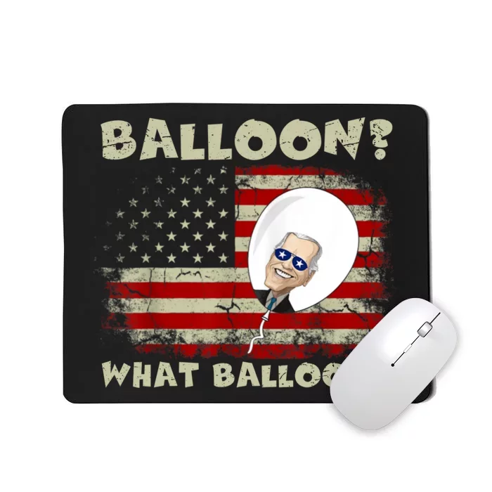 Chinese Spy Balloon What Balloon Funny Joe Biden Chinese Mousepad