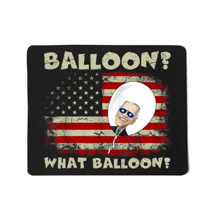 Chinese Spy Balloon What Balloon Funny Joe Biden Chinese Mousepad