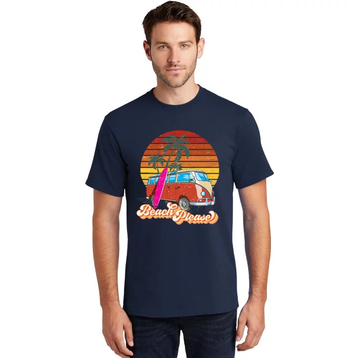 Cool Sunset Beach Please Tall T-Shirt