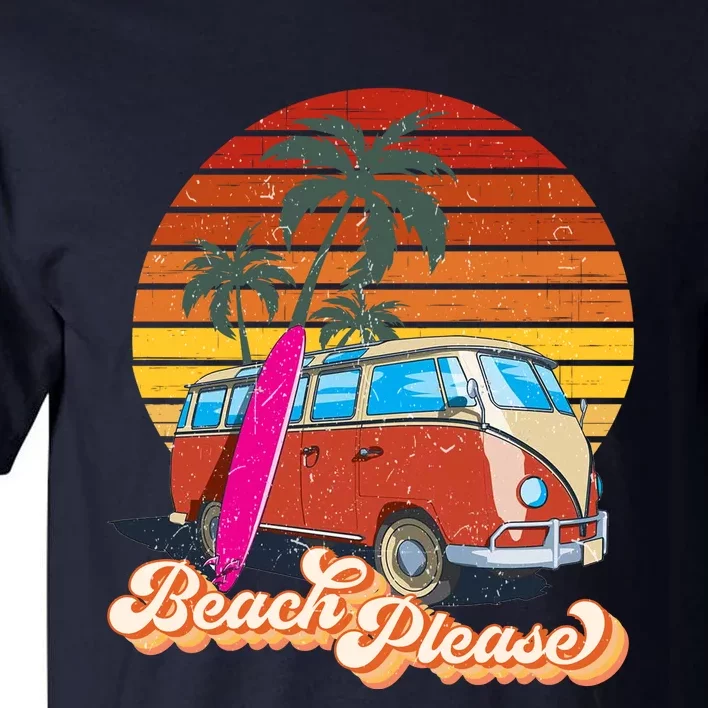 Cool Sunset Beach Please Tall T-Shirt