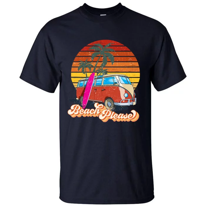 Cool Sunset Beach Please Tall T-Shirt