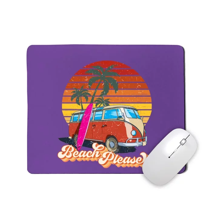 Cool Sunset Beach Please Mousepad