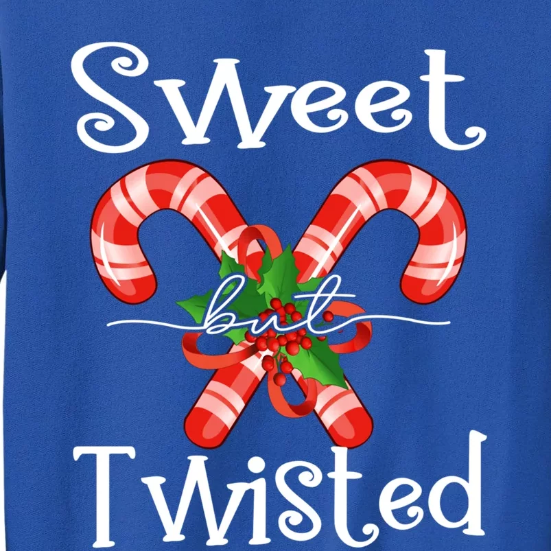 Christmas Sweet But Twisted Gift Candy Cane Xmas Gift Sweatshirt