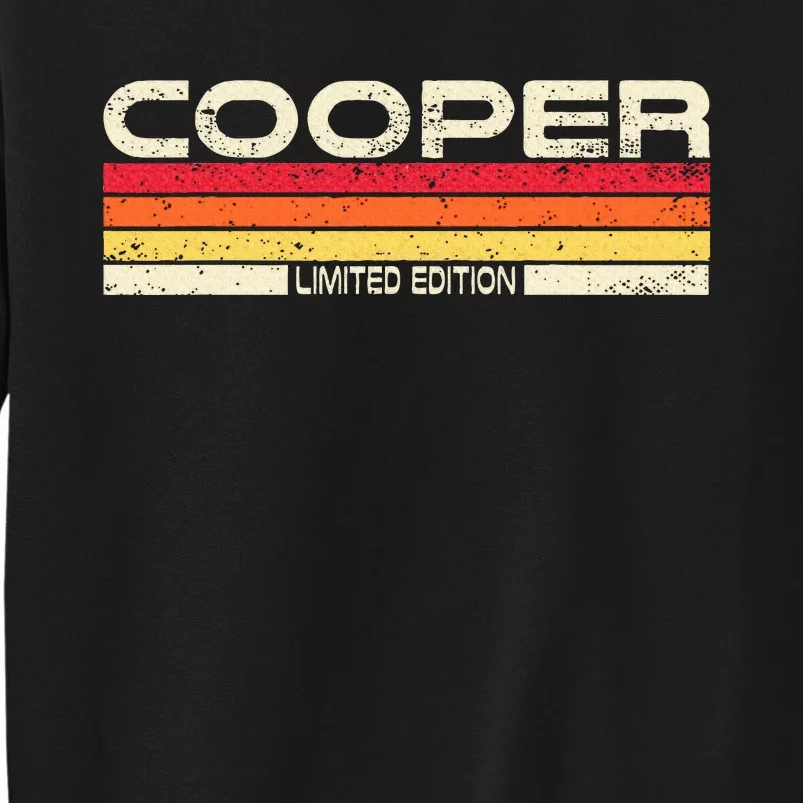 Cooper Surname Birthday Family Reunion 80s 90s Sunset Sweatshirt