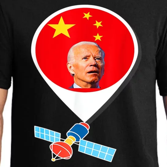 Chinese Spy Balloon Surveillance Joe Biden Xi Jinping China Pajama Set