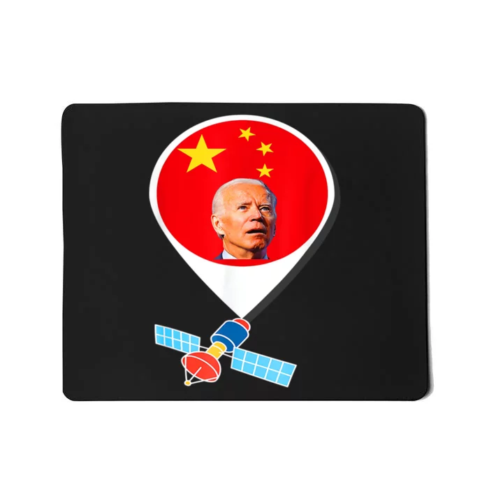 Chinese Spy Balloon Surveillance Joe Biden Xi Jinping China Mousepad