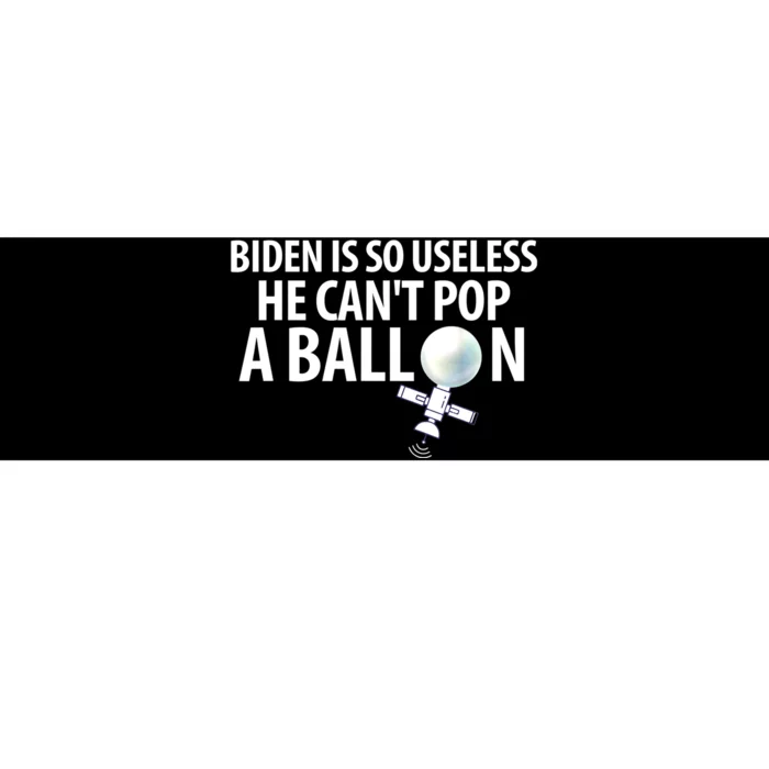 Chinese Spy Balloon Funny Surveillance Anti Joe Biden Bumper Sticker